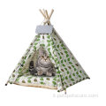 Cucciolo di tende da tenda da pet outdoor Teepee per animali domestici portatili